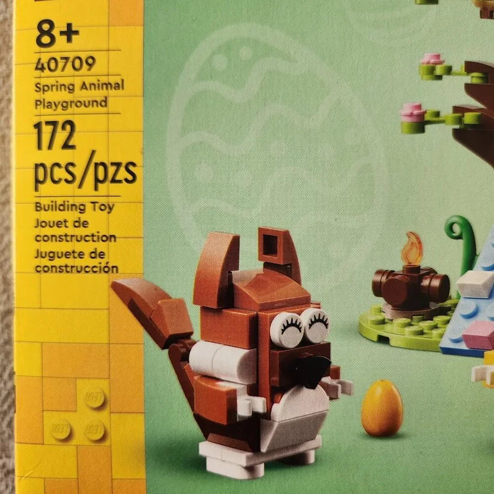 New LEGO Spring Animal Playground Building Toy Set Squirrel Chick Bird Figure 40